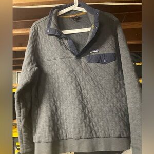 Men's Organic Cotton Quilt Snap-T® Pullover size Small